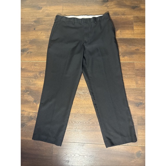 Louis Raphael Other - Louis Raphael Tailored Dress Pants Men's 36x30 Black Flat Front Career Casual